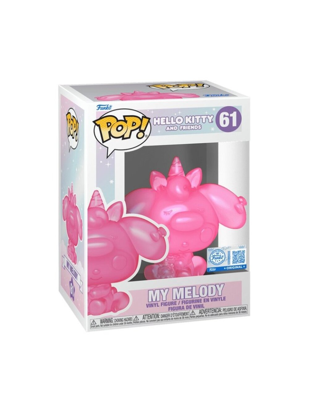 Funko POP! Sanrio Hello Kitty & Friends My Melody Transluscent Exclusive #61